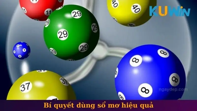 Sổ mơ lô đề 2 Bí quyết dùng sổ mơ hiệu quả