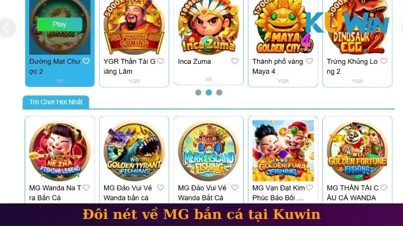 MG bắn cá 1 Đôi nét về MG bắn cá tại Kuwin