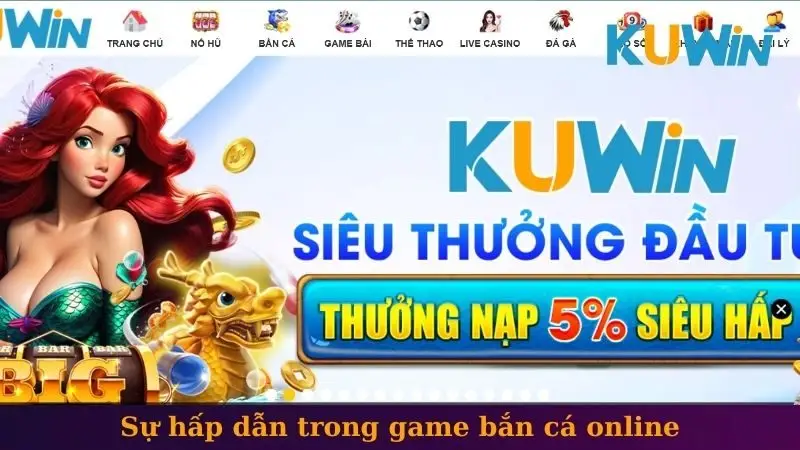Bắn cá 1 Sự hấp dẫn trong game bắn cá online