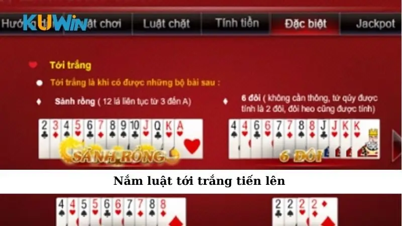 Mẹo Ăn Trắng Trong Tiến Lên: Nắm Luật, Thắng Ngay Lập Tức 1 Nắm luật tới trắng tiến lên