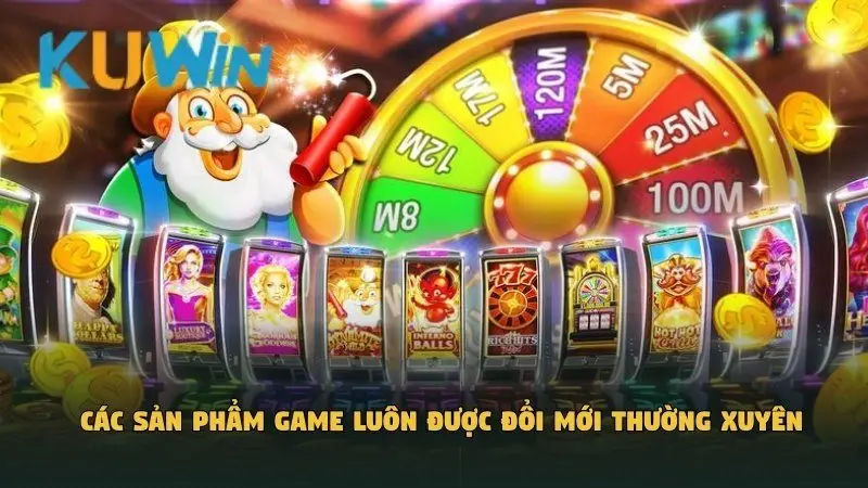 Nổ Hũ Jackpot - Cách Chinh Phục Game Slot Tại Kuwin 2 Các sản phẩm game tại nhà cái luôn được đổi mới thường xuyên tạo sự mới lạ